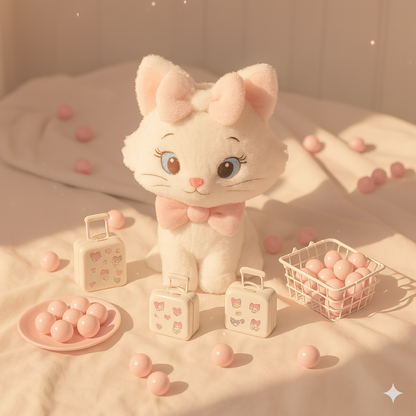 A-【Kawaii Lucky Scoop Suitcase Set】- Edición de 14"