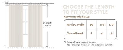 Linen Curtains 84 Inch Length 2 Panels Natural Semi Sheer Curtain with Back Tab Rod Pocket, Light Filtering Window Privacy Burlap Drapes for Living Room Bedroom 42W x 84L Linen